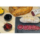 Saucisson séché dans la cendre